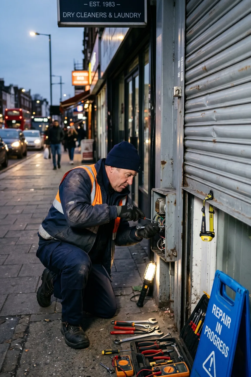 Shutter repair and maintenance project